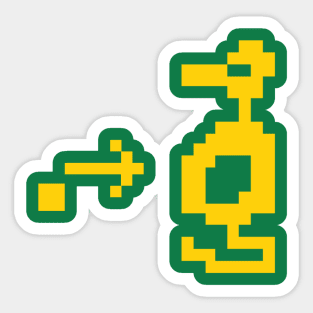 Adventure Dragon Yellow Sticker